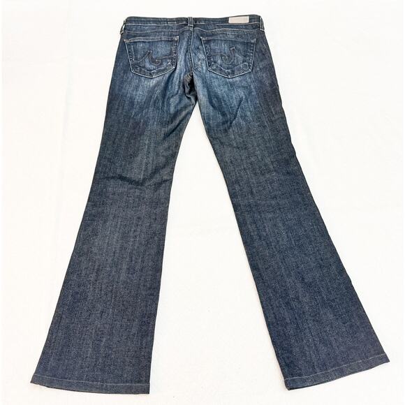AG The Olivia Skinny Boot Cut Dark Wash Denim Jeans Size 27 - Picture 3 of 7